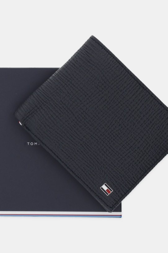 Tommy Hilfiger portfel skórzany AM0AM13709 granatowy