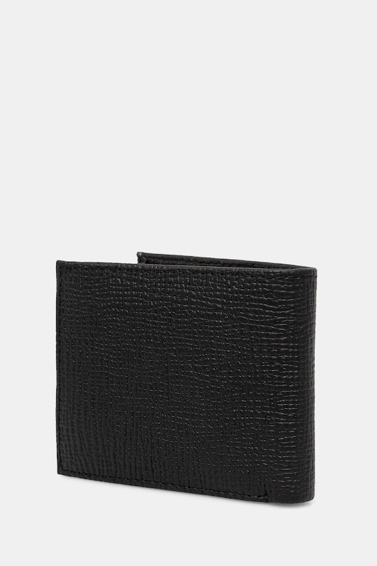 Kožni novčanik Tommy Hilfiger AM0AM13709 crna AW25