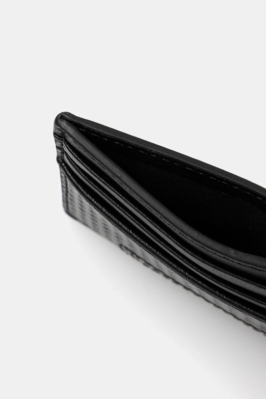 Tommy Hilfiger etui na karty skórzane czarny AM0AM13725
