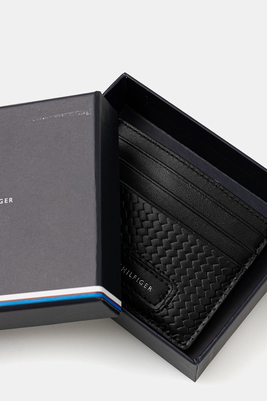 Tommy Hilfiger etui na karty skórzane AM0AM13725 czarny