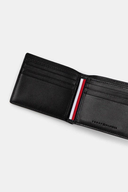 Akcesoria Tommy Hilfiger portfel skórzany AM0AM13728 czarny