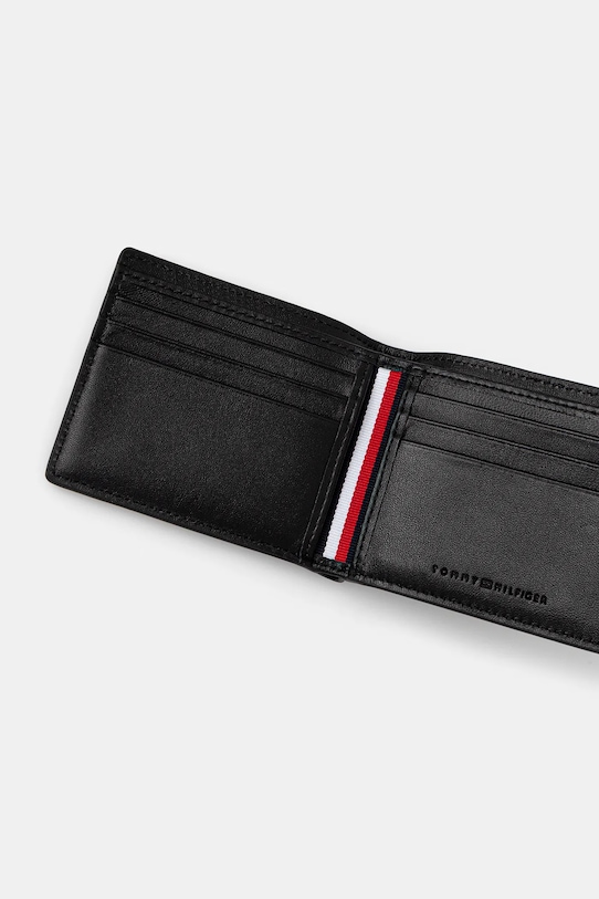 Αξεσουάρ Δερμάτινο πορτοφόλι Tommy Hilfiger AM0AM13728 μαύρο