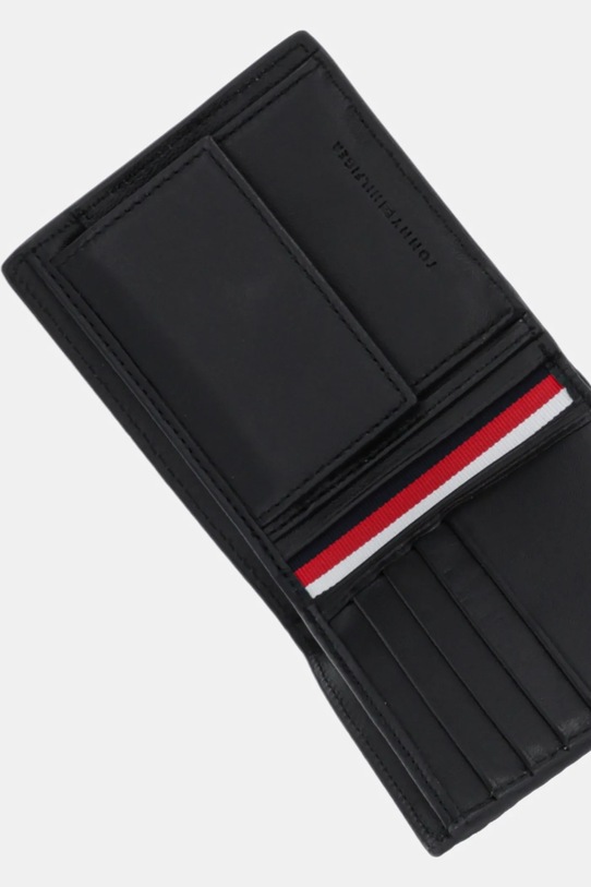Tommy Hilfiger portfel skórzany czarny AM0AM13732