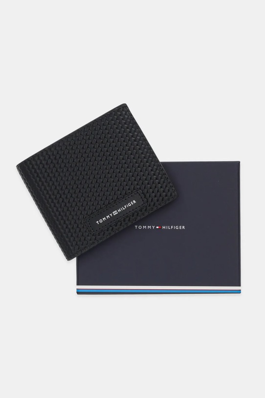 Tommy Hilfiger portfel skórzany AM0AM13732 czarny