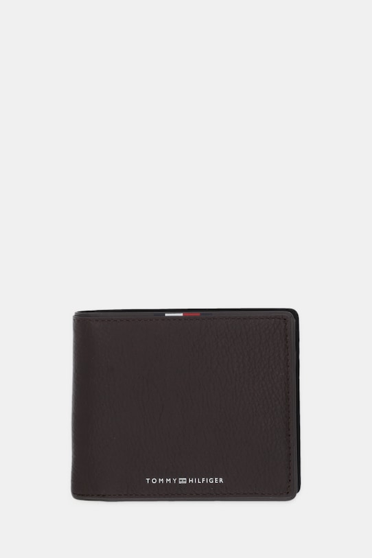 Tommy Hilfiger portofel de piele piele maro AM0AM13740