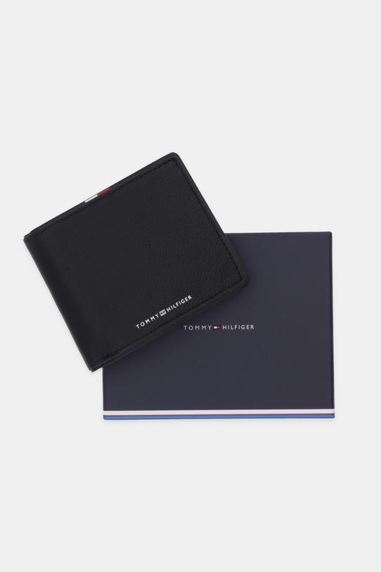 Tommy Hilfiger portfel skórzany AM0AM13741 czarny