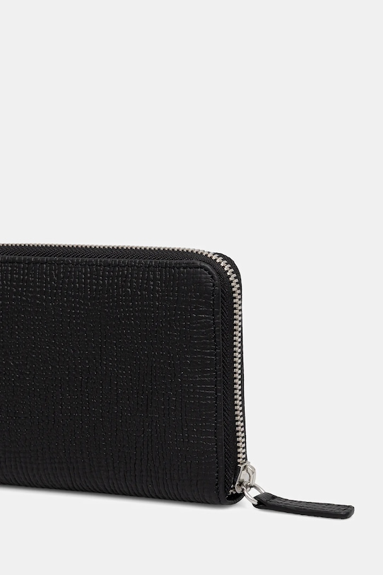 Kožená peněženka Tommy Hilfiger AM0AM13805 černá AW25