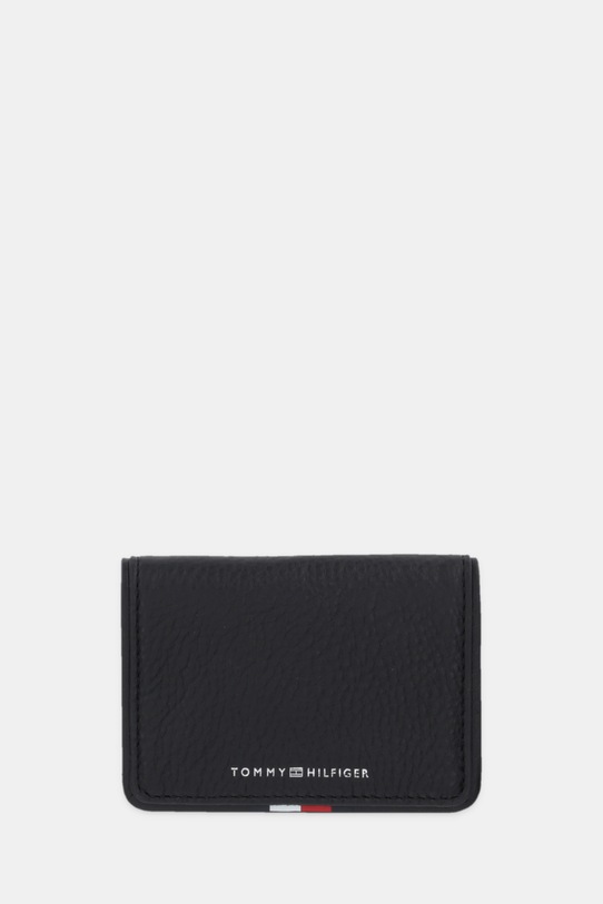 Tommy Hilfiger etui na karty skórzane etui na karty czarny AM0AM13840