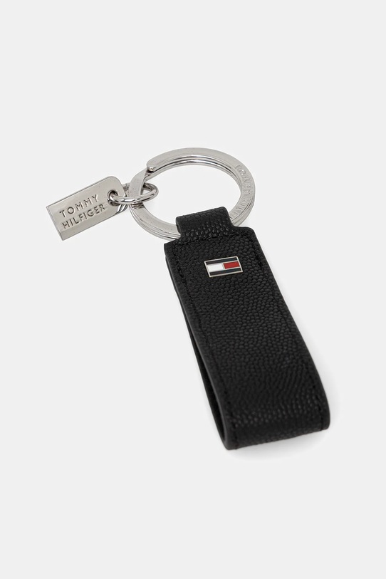 Tommy Hilfiger portafoglio e portachiavi in pelle AM0AM13604 nero AW25
