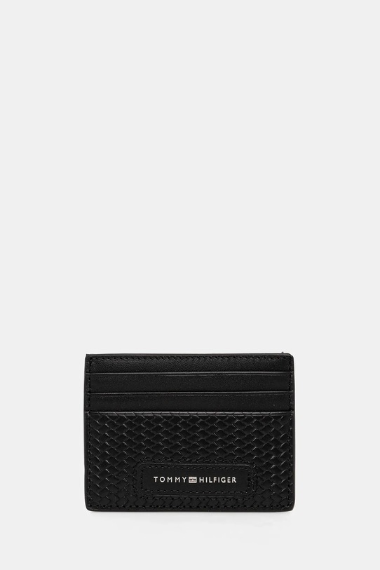 Accessori Tommy Hilfiger portafoglio e custodia in pelle per carte di credito AM0AM13605 nero