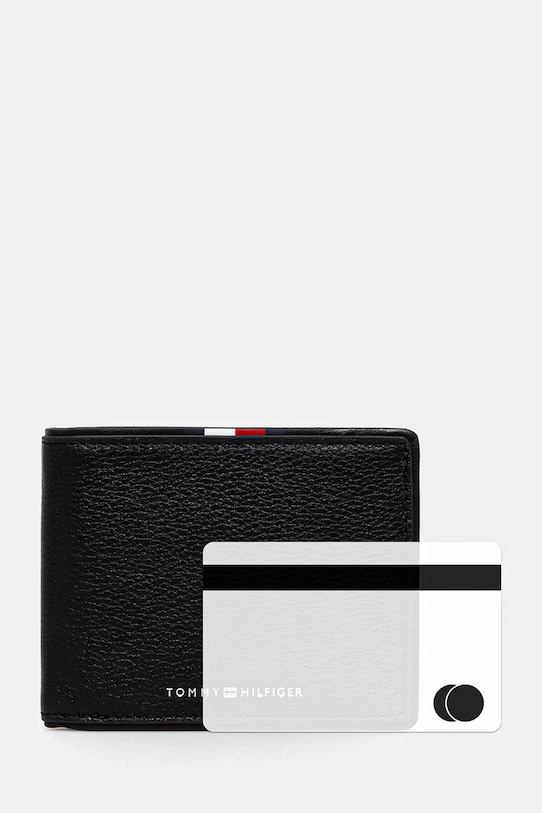 Kožená peněženka Tommy Hilfiger AM0AM13607