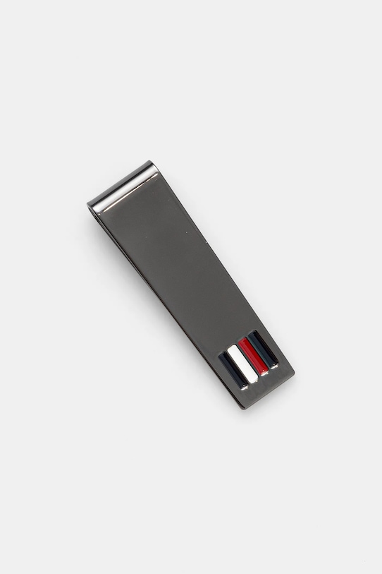 Kožená peněženka Tommy Hilfiger černá AM0AM13607