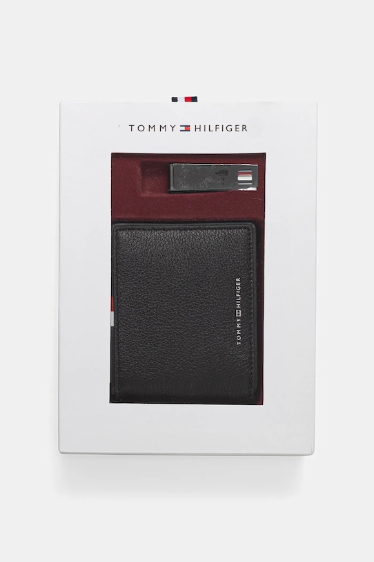 Kožená peněženka Tommy Hilfiger AM0AM13607