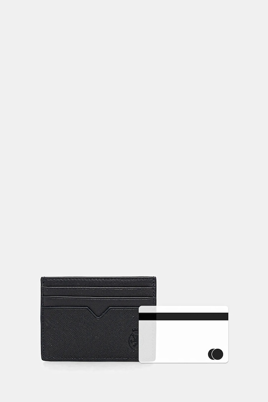 Tommy Hilfiger card holder din piele și breloc AM0AM13779