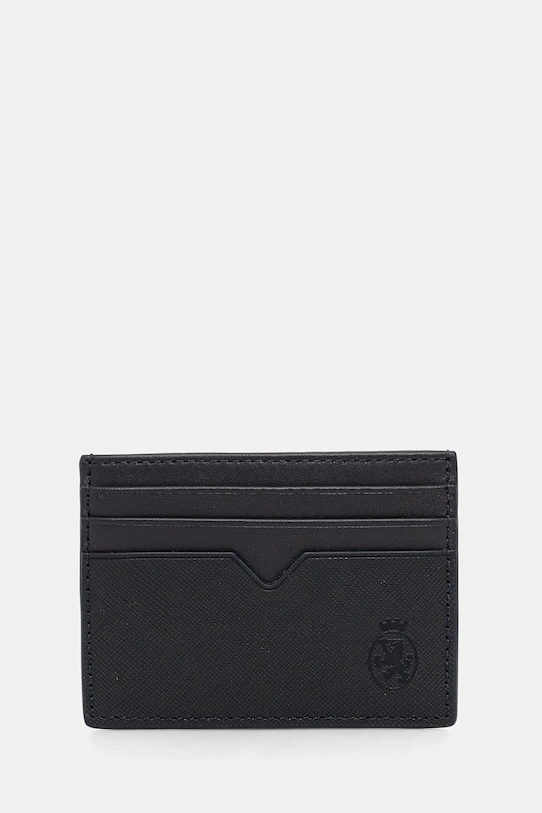 Tommy Hilfiger card holder din piele și breloc AM0AM13779 bleumarin AW25