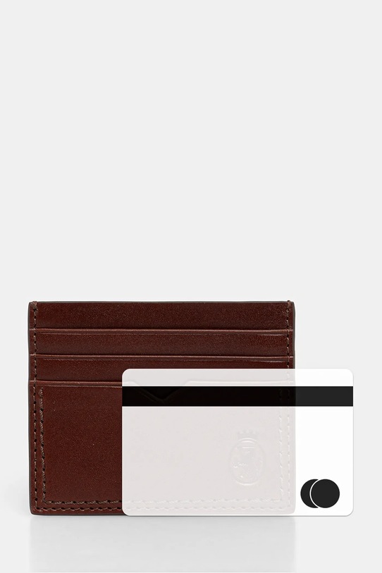Tommy Hilfiger pasek i etui na karty skórzane AM0AM13934