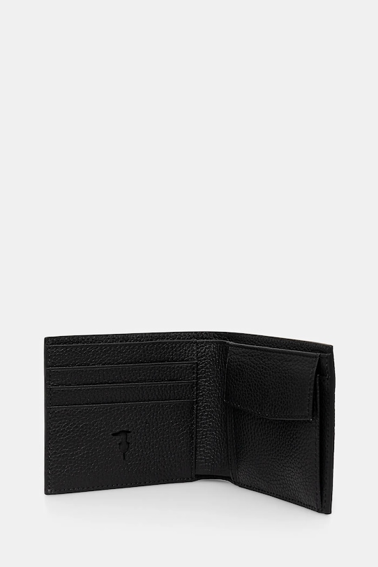 Accesorii Trussardi portofel de piele I017E000030N negru