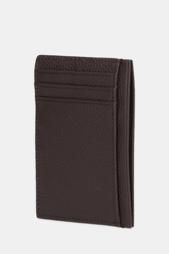 Calvin Klein etui na karty skórzane LV04D1061G brązowy AW25
