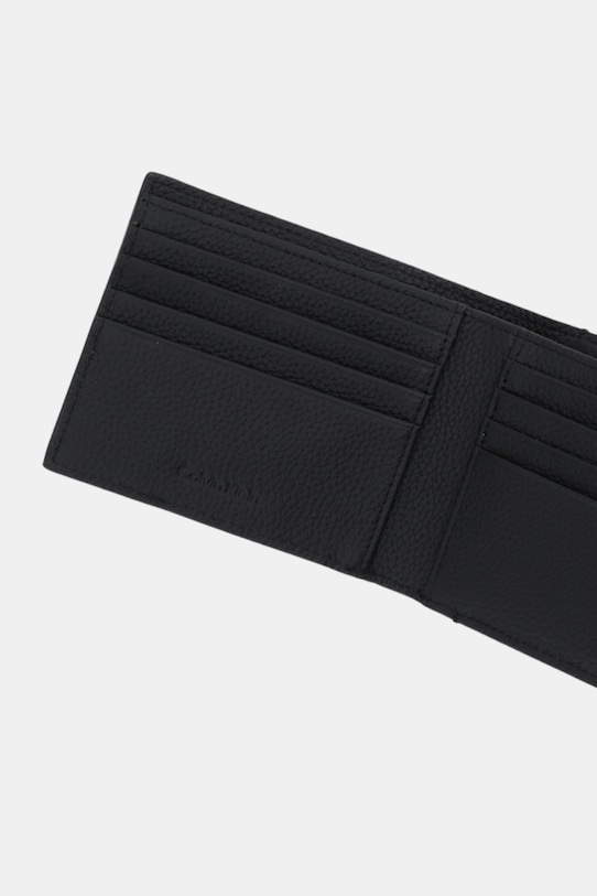 Calvin Klein portfel skórzany czarny LV04D1062G