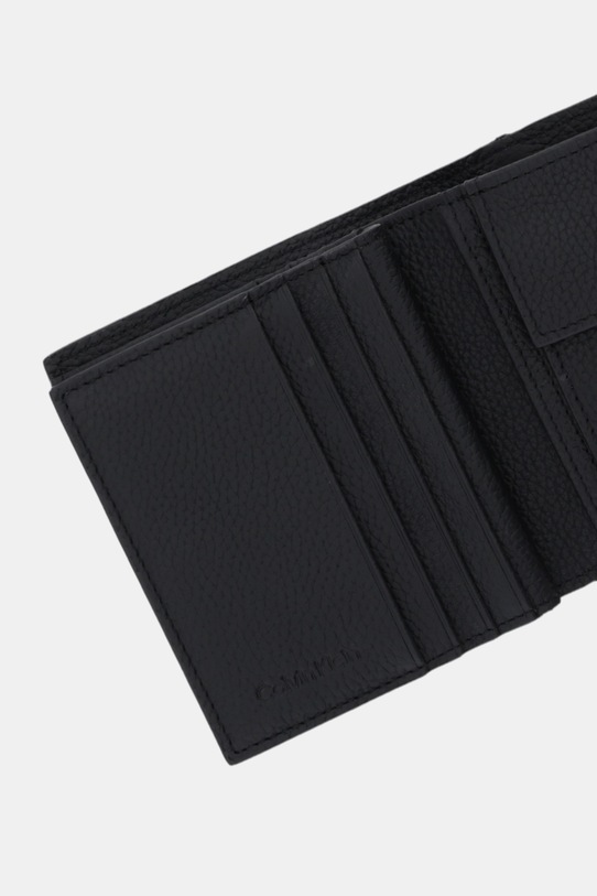 Calvin Klein portfel skórzany czarny LV04D1063G