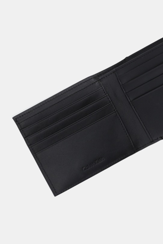 Calvin Klein portfel skórzany czarny LV04D1066G