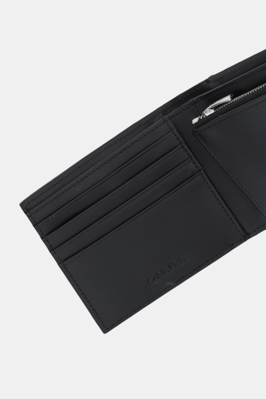 Calvin Klein portfel skórzany czarny LV04D1067G