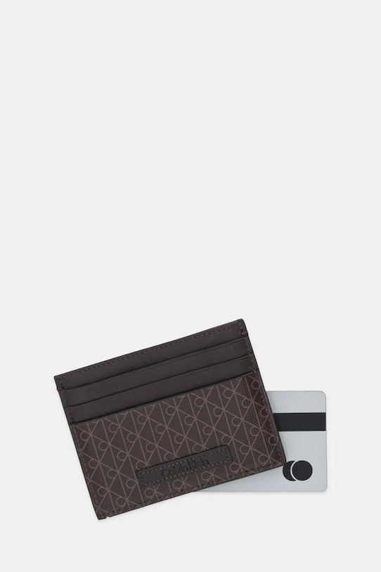 Doplnky Puzdro na karty Calvin Klein LV04D1083G hnedá