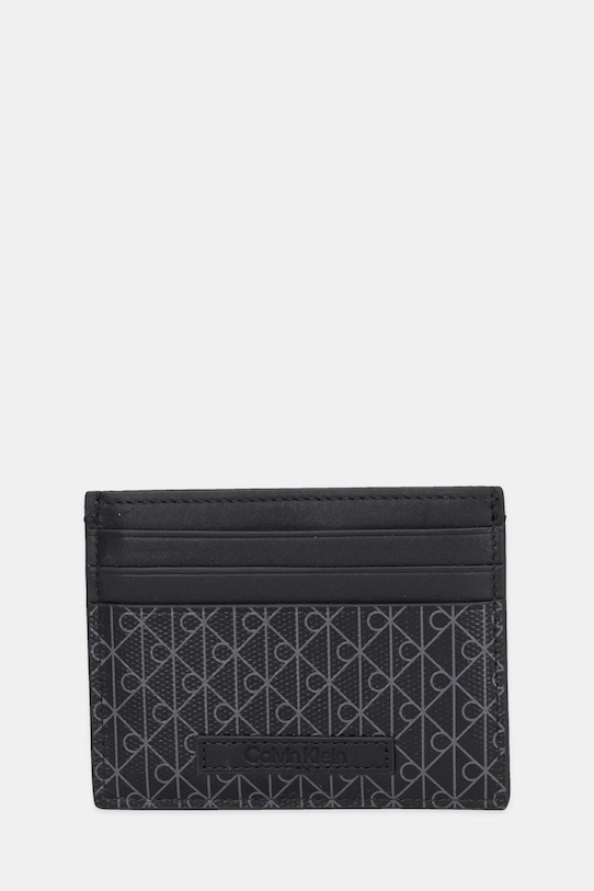 Puzdro na karty Calvin Klein puzdro na karty čierna LV04D1083G