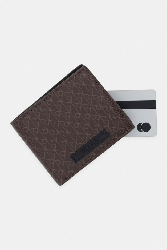 Calvin Klein novčanik za muškarce kožni smeđa LV04D1085G
