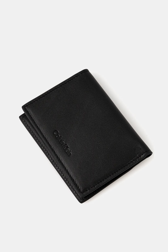 Calvin Klein portfel i etui na karty skórzane LV04D1086G