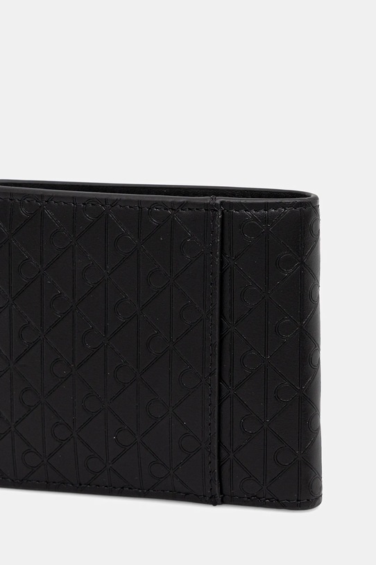 Kožená peňaženka Calvin Klein LV04D1129G čierna NC25