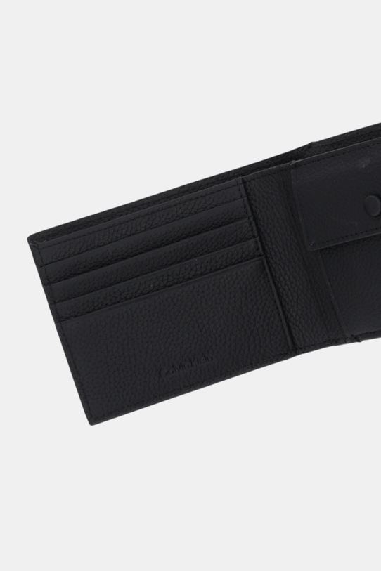 Calvin Klein portfel skórzany czarny LV04D1138G