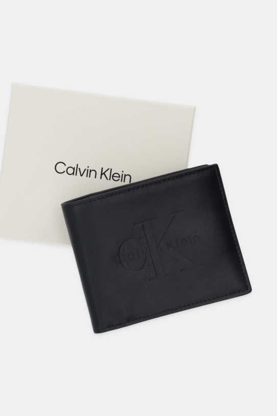 Кожен портфейл Calvin Klein LV04D1155G черен