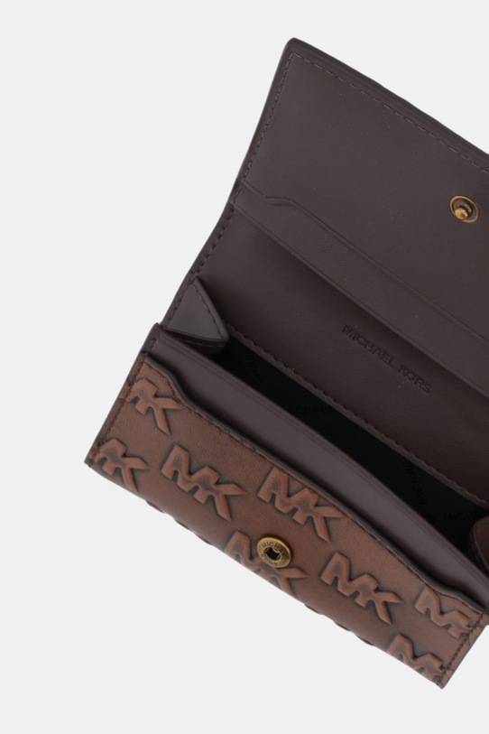 Michael Kors portfel skórzany brązowy 39F5GHDD6L