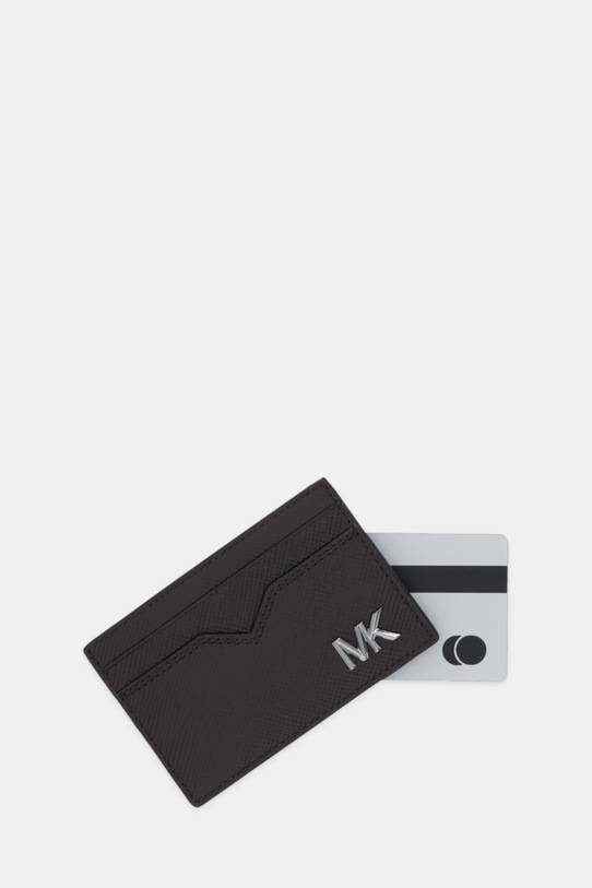 Akcesoria Michael Kors etui na karty skórzane 39S5LEDD0L brązowy