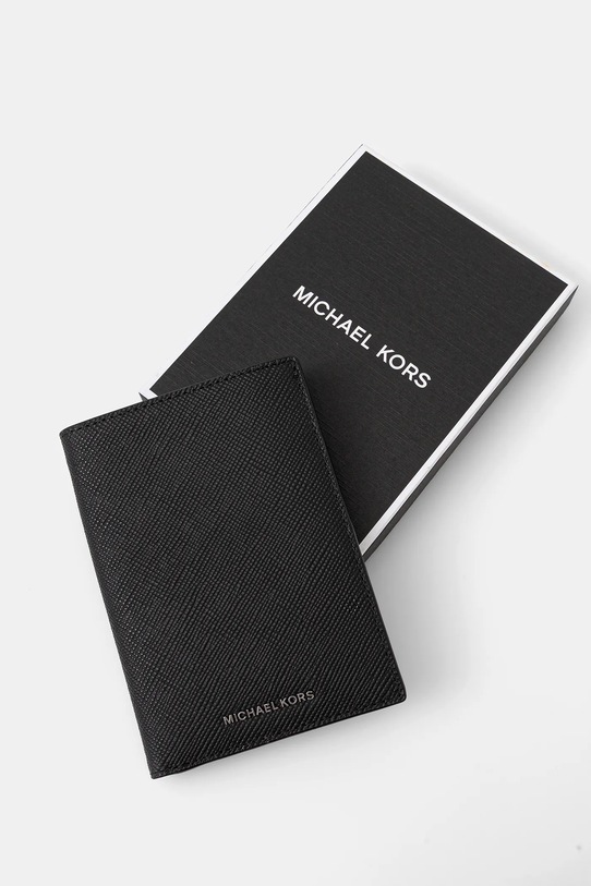 Kožená peňaženka Michael Kors 39F5LHDE8L čierna