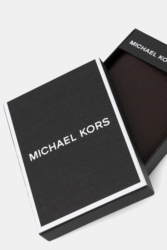 Kožená peněženka Michael Kors hnědá 39F5LHDF0L
