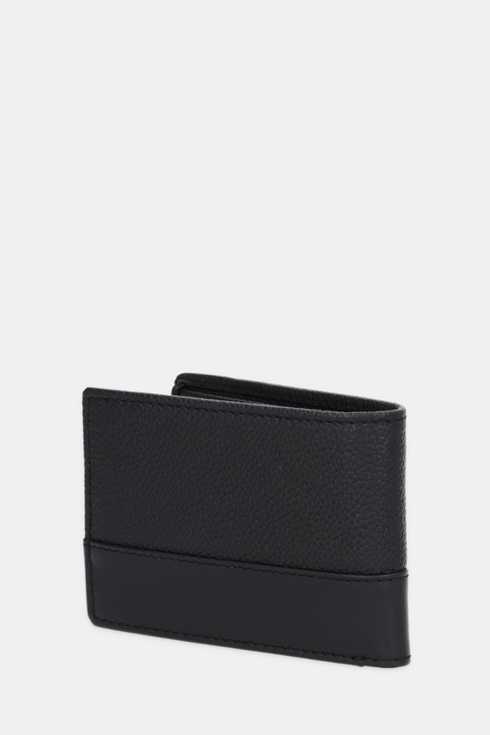 Δερμάτινο πορτοφόλι HUGO 50548763 μαύρο AW25