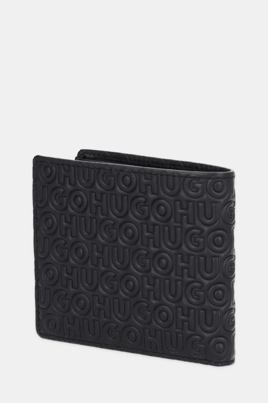 Kožená peněženka HUGO 50552780 černá AW25