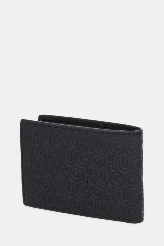 HUGO portfel skórzany 50552783 czarny AW25