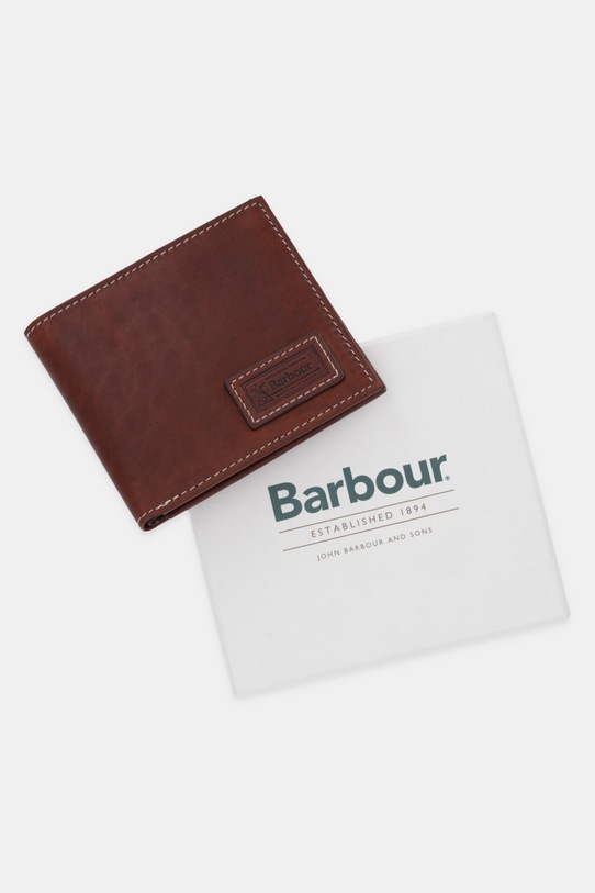 Barbour portfel skórzany MLG0074 brązowy