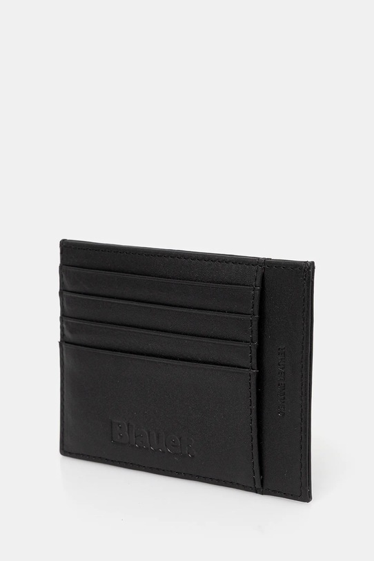 Kožené pouzdro na karty Blauer CPV01 černá AW25