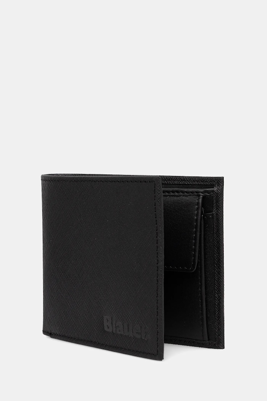 Blauer bőr pénztárca TRIF01 fekete AW25