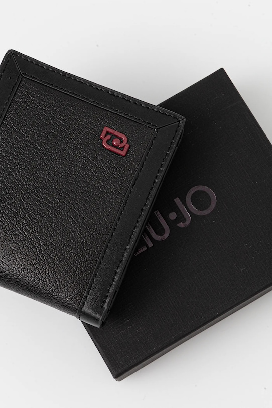 Шкіряний гаманець Liu Jo чорний QF5206.P0371