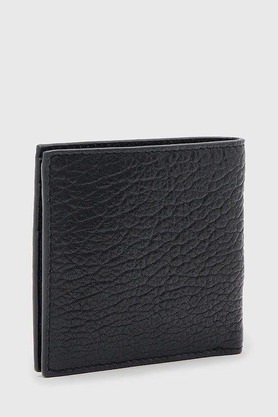 Akcesoria AllSaints portfel skórzany ELKKA M295XB czarny