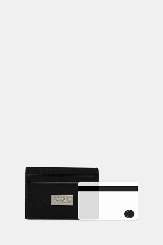 MM6 Maison Margiela carcasă din piele negru SA5UI0026.P8332.T8013