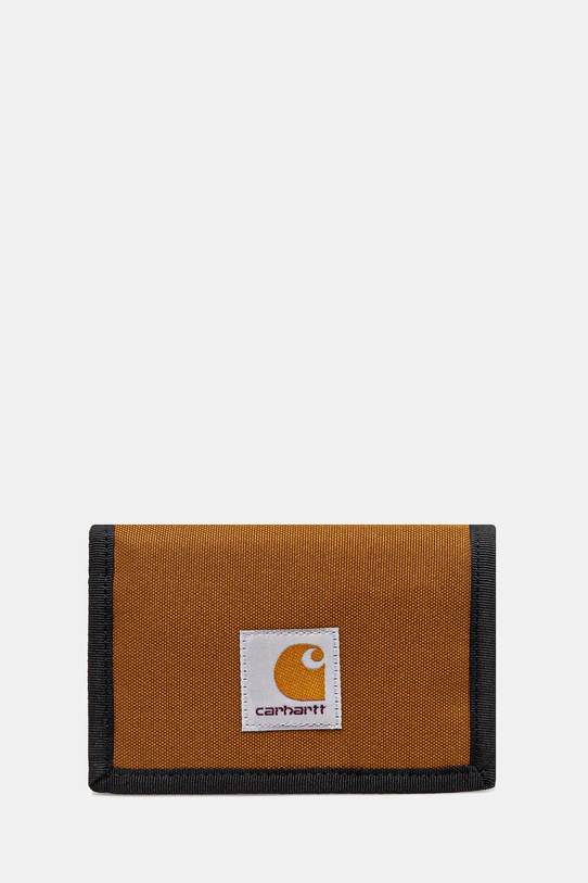 Carhartt WIP portfel Alec Wallet tekstylny brązowy I031471.HZXX