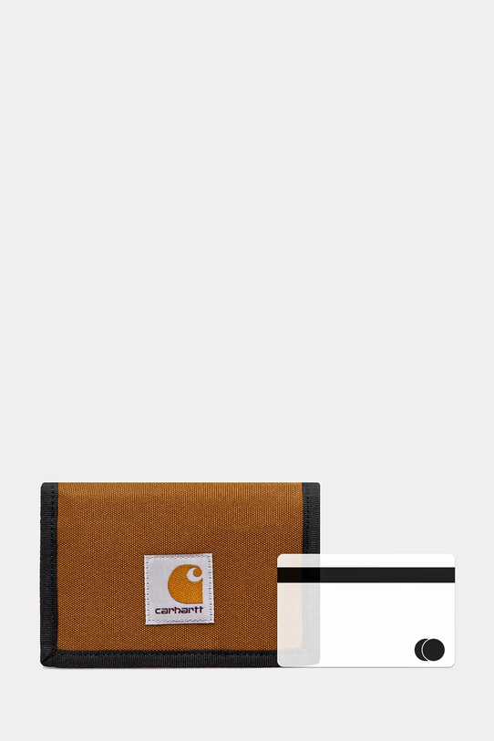 Carhartt WIP portfel Alec Wallet brązowy I031471.HZXX