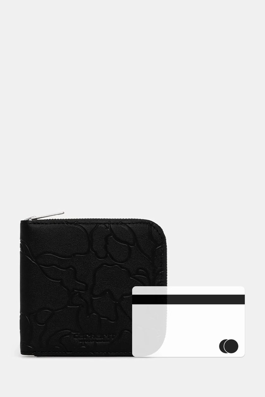 Шкіряний гаманець Carhartt WIP Camo Duck Wallet I035402.00EXX чорний