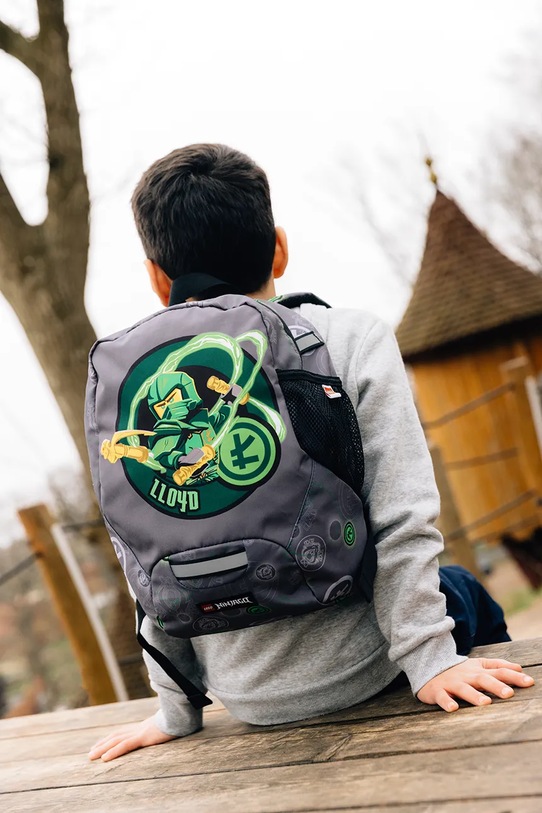 Lego plecak dziecięcy NINJAGO mieści A4 szary 10030.9BYA